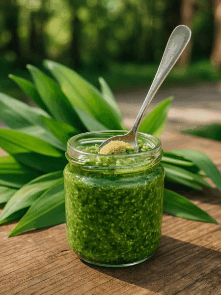 Bärlauch Pesto Cashewkerne