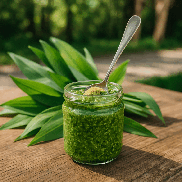 Bärlauch Pesto Cashewkerne