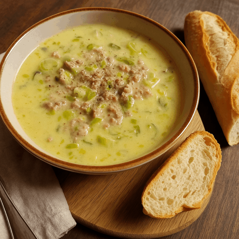 Bestes Rezept für Lauch Käsesuppe